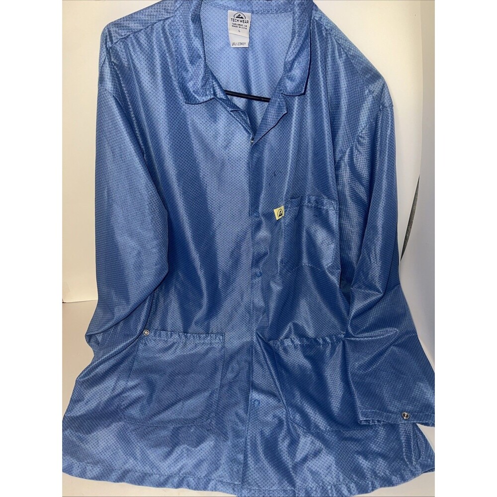Vintage Tech Wear Was Jacket L/G Blue Made In The USA